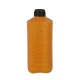1.000-cc-Hilal Runde Karamellfarbene Polyethylenflasche 1.000-cc-Hilal Runde Karamellfarbene Polyethylenflasche