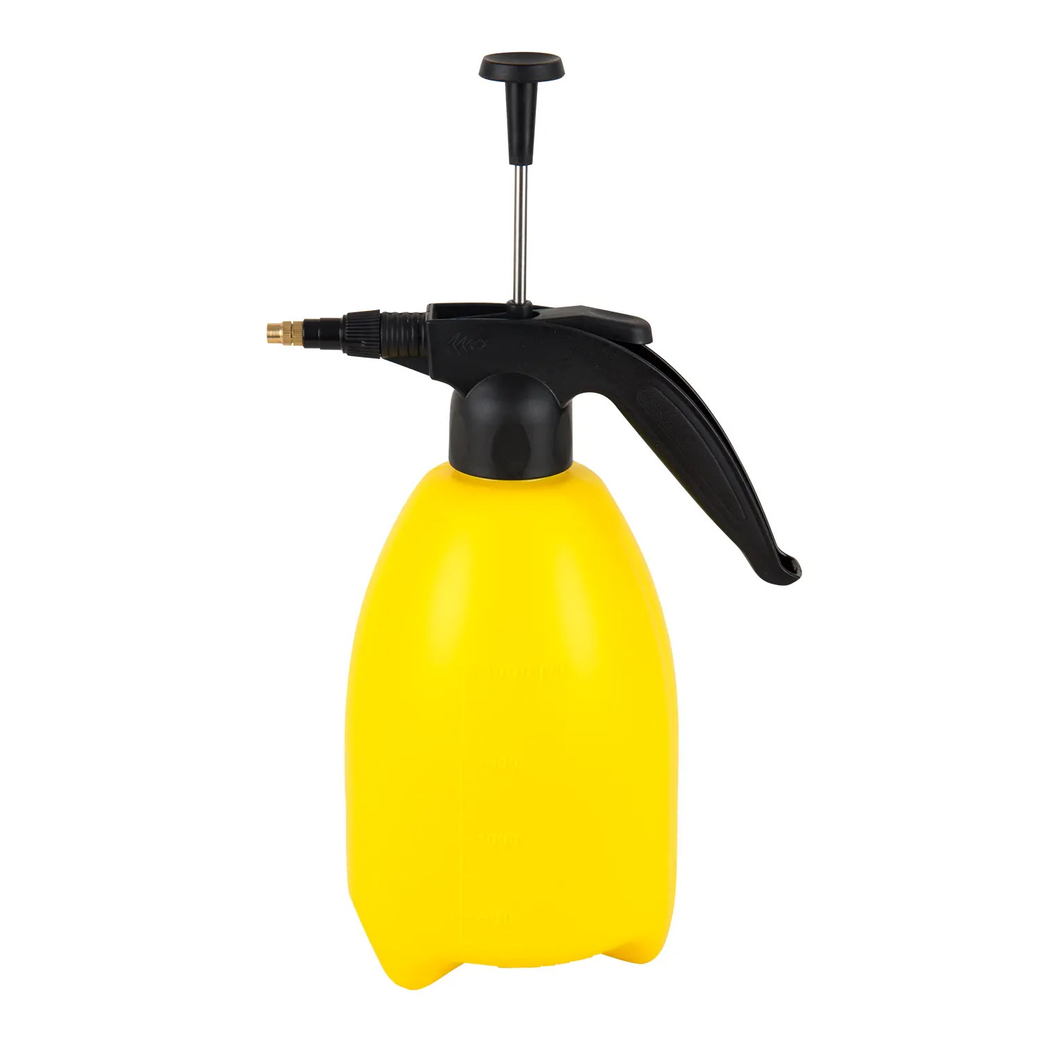 2,000 cc Bahçem Yellow Polyethylene Pump Agricultural Chemical Drum