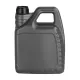 4,000 cc Mineral Oil Gray Polyethylene Bottle