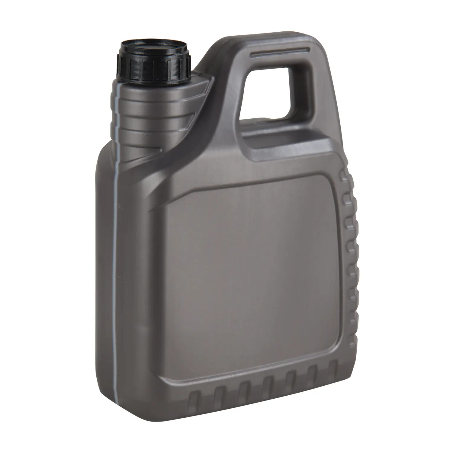 4,000 cc Mineral Oil Gray Polyethylene Bottle