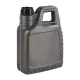 4,000 cc Mineral Oil Gray Polyethylene Bottle