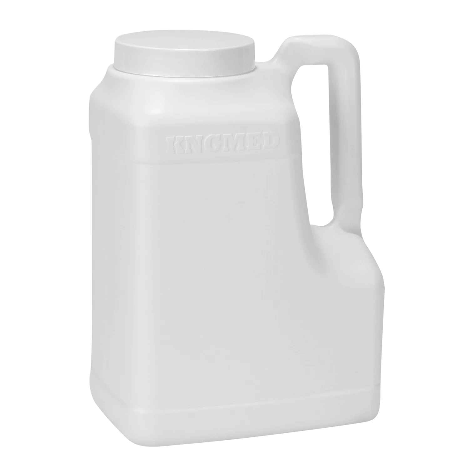 5,000 cc King White Polyethylene Container