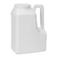 5,000 cc King White Polyethylene Container