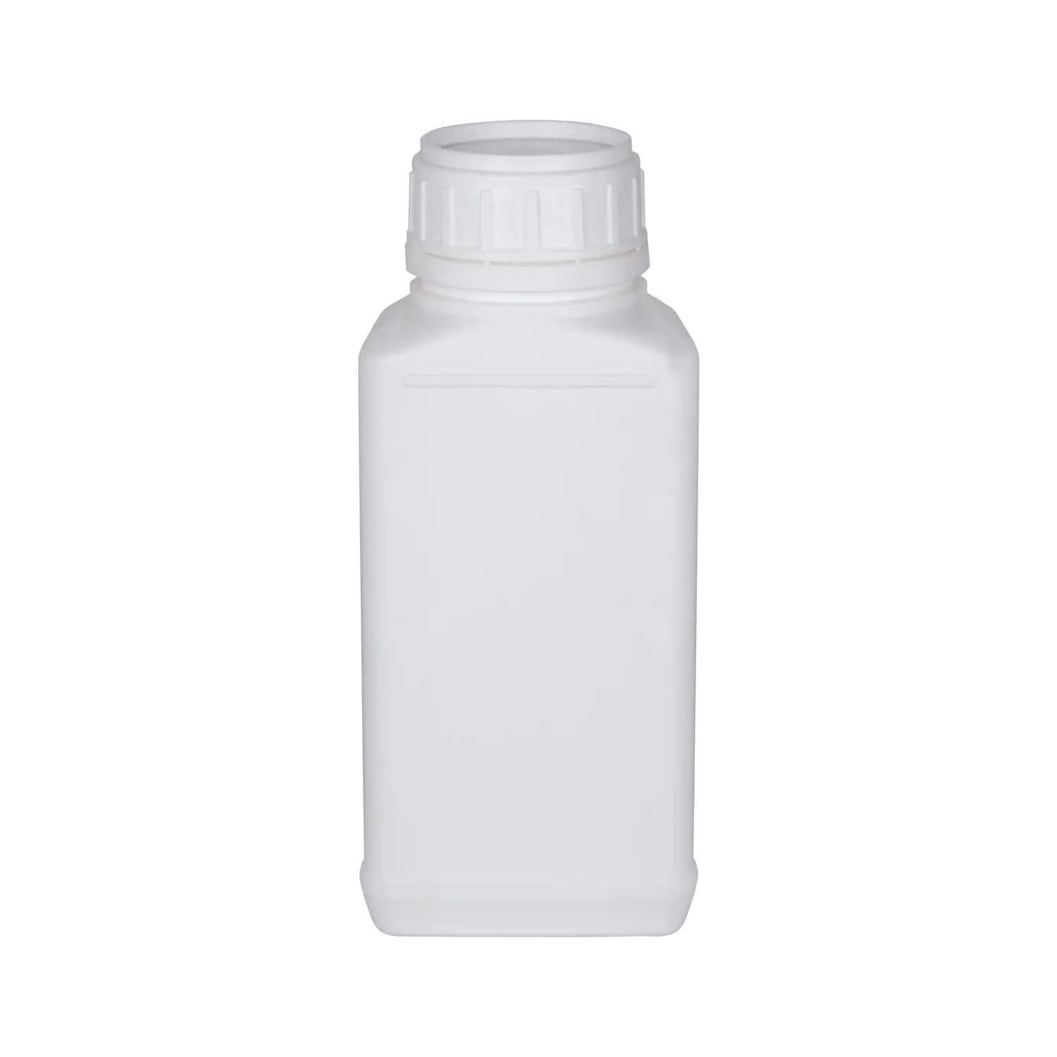 500 cc Eckige SK 50 Verschließbare Weiße Polyethylenflasche 500 cc Eckige SK 50 Verschließbare Weiße Polyethylenflasche
