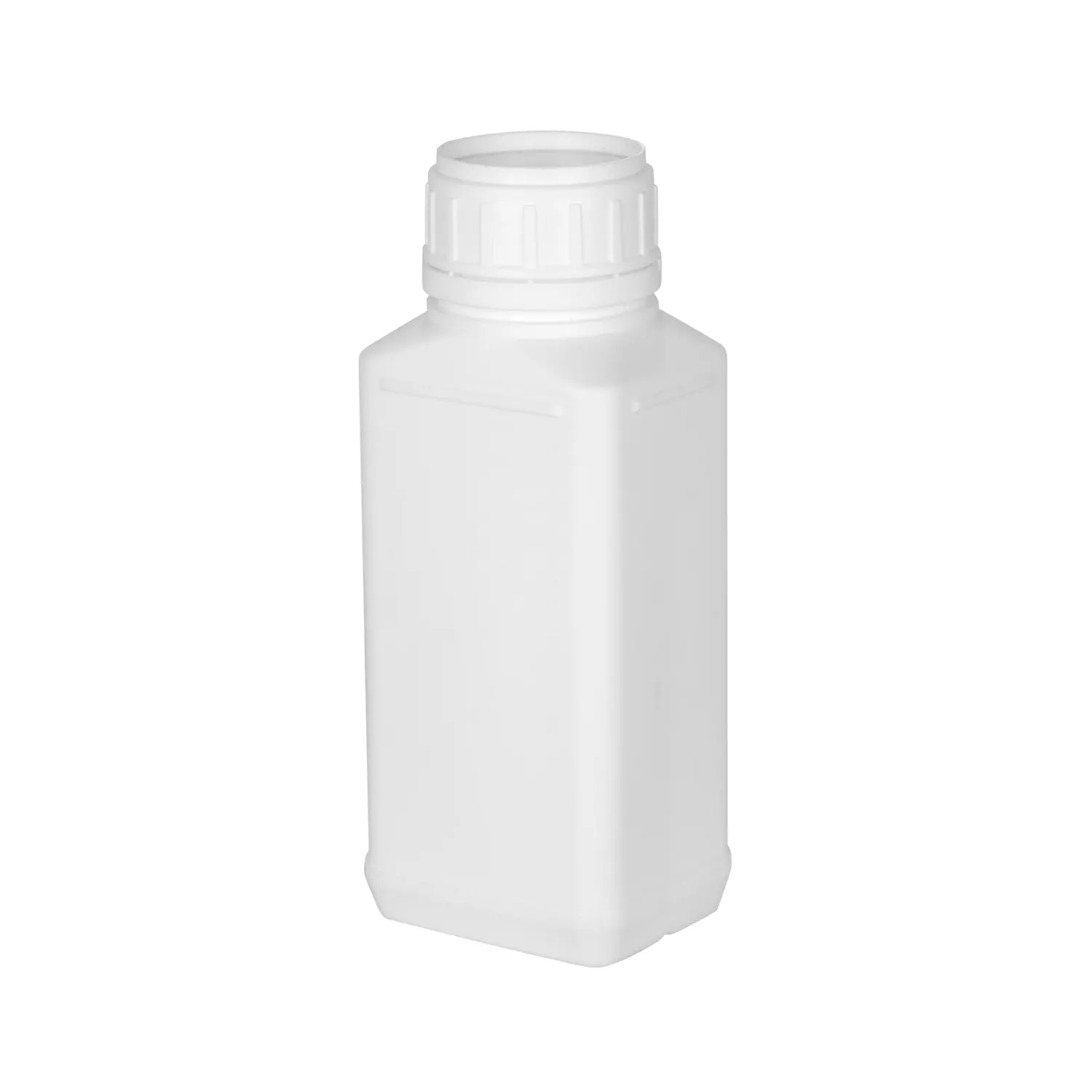 500 cc Eckige SK 50 Verschließbare Weiße Polyethylenflasche 500 cc Eckige SK 50 Verschließbare Weiße Polyethylenflasche