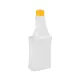 500 cc Mix Sprühflasche Weiß Polyethylen Flasche 500 cc Mix Sprühflasche Weiß Polyethylen Flasche