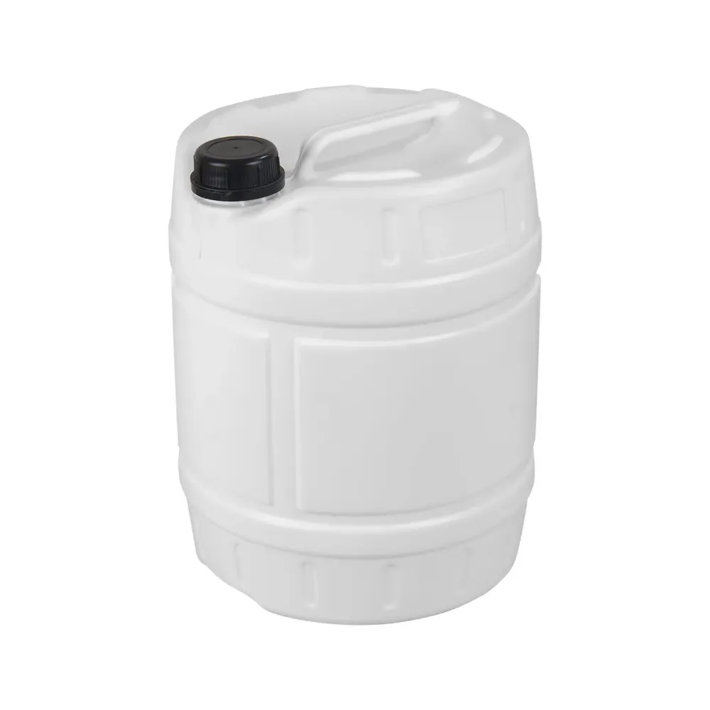 20,000 cc Era White Bottom-Handled Polyethylene Drum