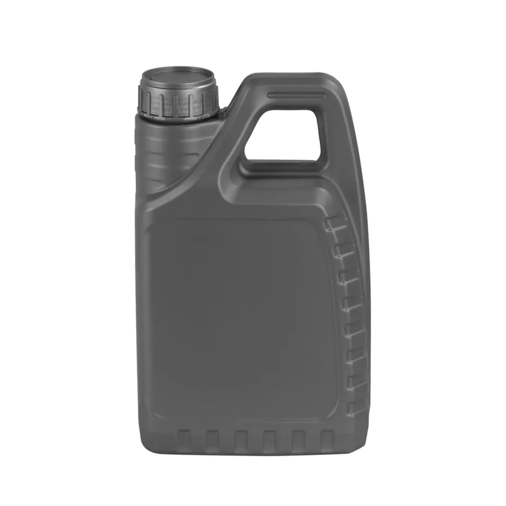 Bouteille en polyéthylène grise de 1 000 cc pour nouveau lubrifiant