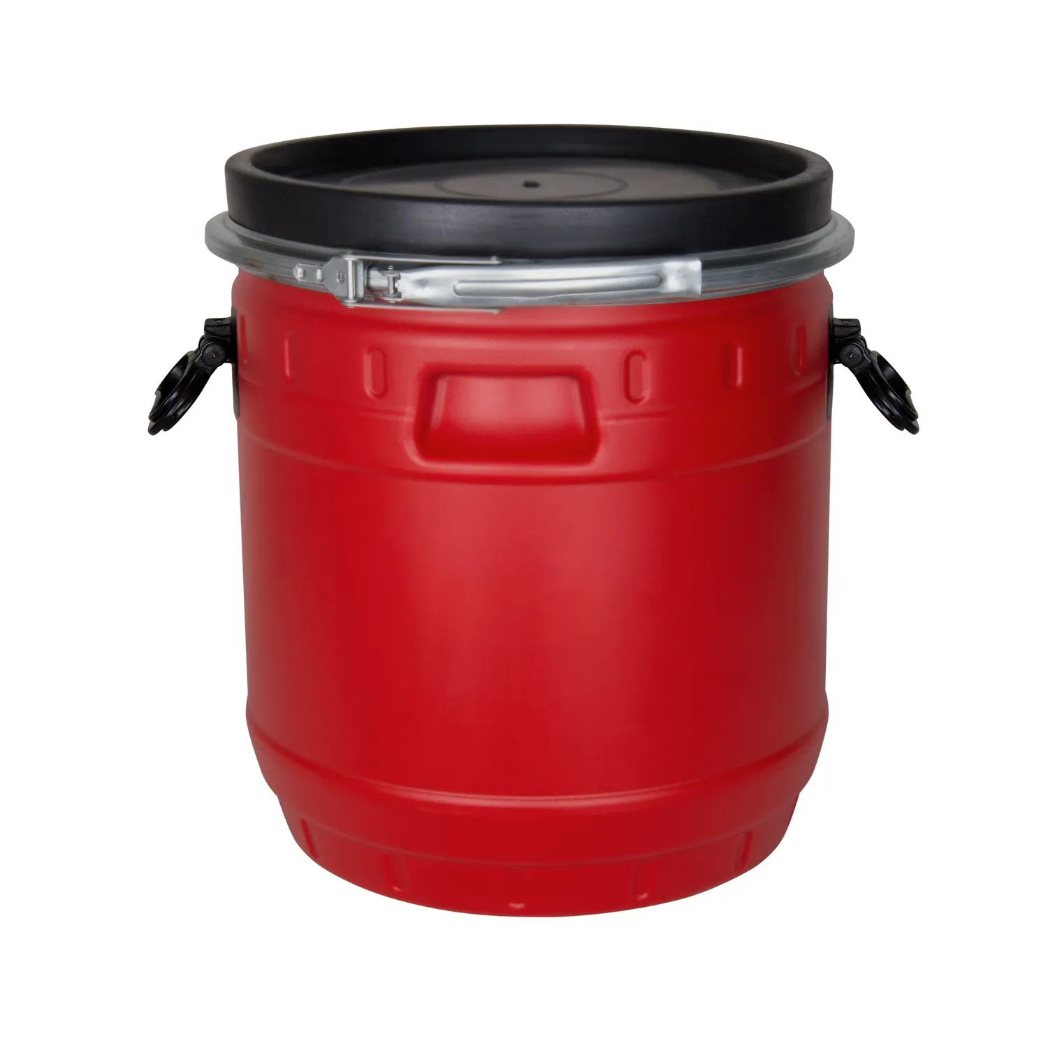 Le Canister Industriel Rouge En Polyéthylène À Anneau De 30 Litres