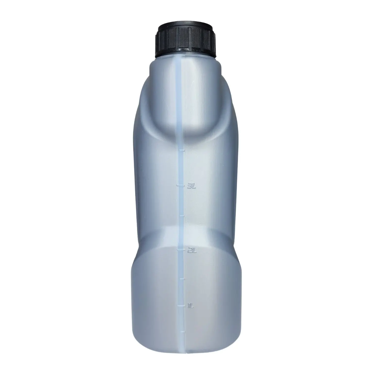 Bouteille En Polyéthylène Gris De 3 Litres Pour Lubrifiant Conception Personnalisée