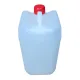 Bouteille Industrielle En Polyéthylène Blanc De 4 Litres
