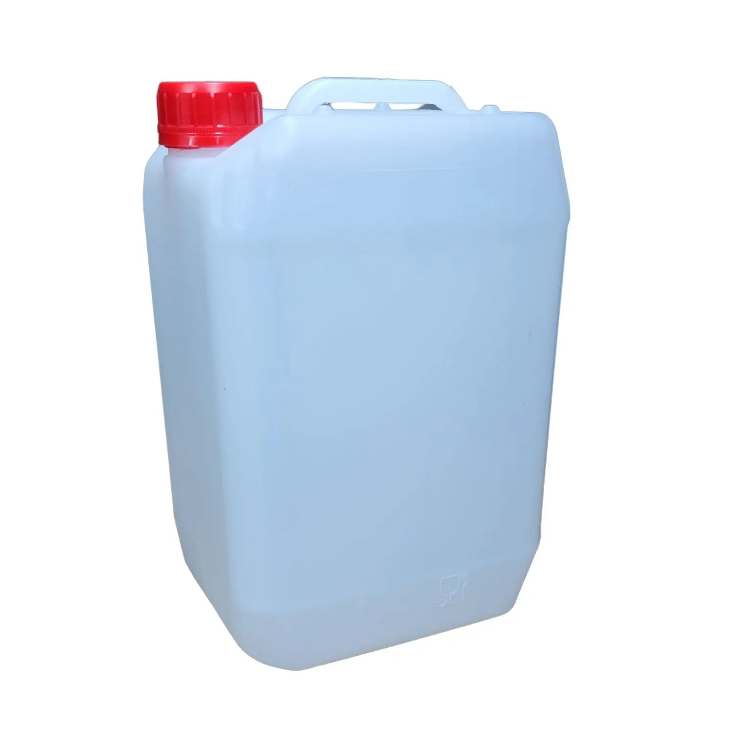 Bouteille Industrielle En Polyéthylène Blanc De 4 Litres