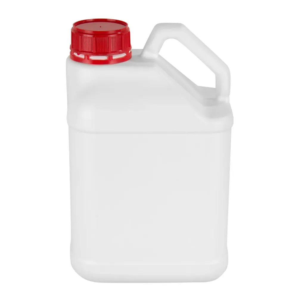 5 Litres Agros Bidon en Polyéthylène Blanc