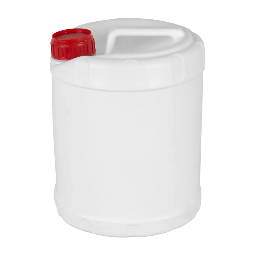 Bidon Rond En Polyéthylène Blanc 5 Litres