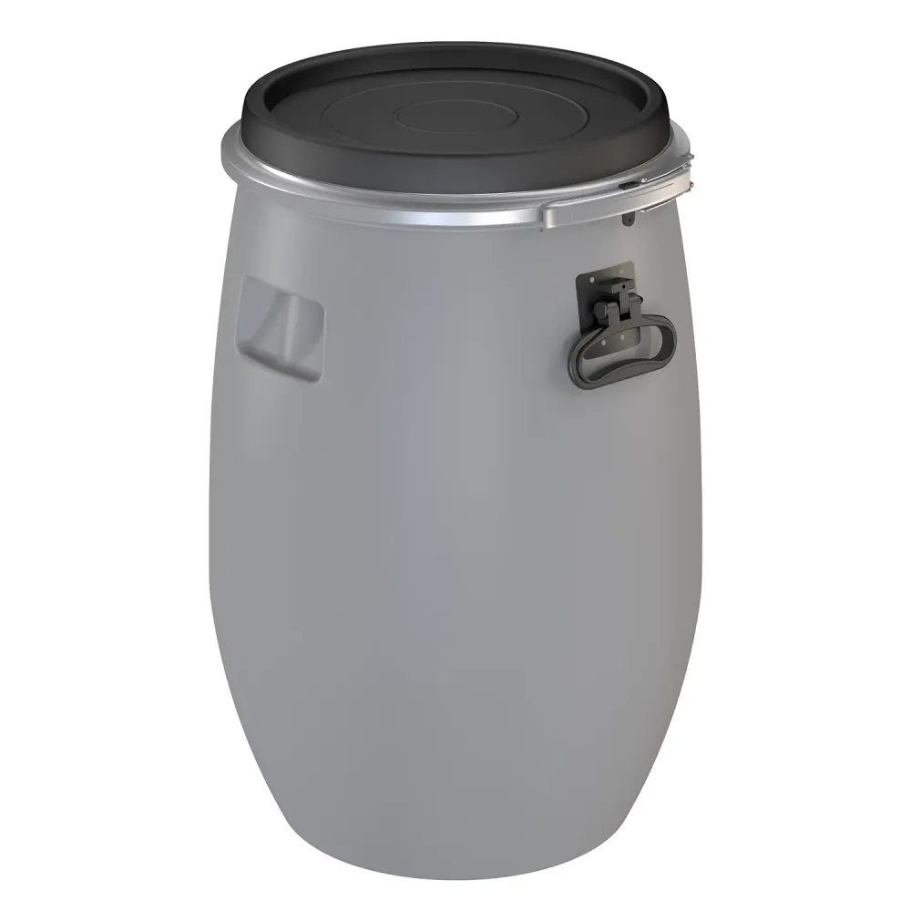 60.000 cc Çemberli Gri Polietilen Bidon