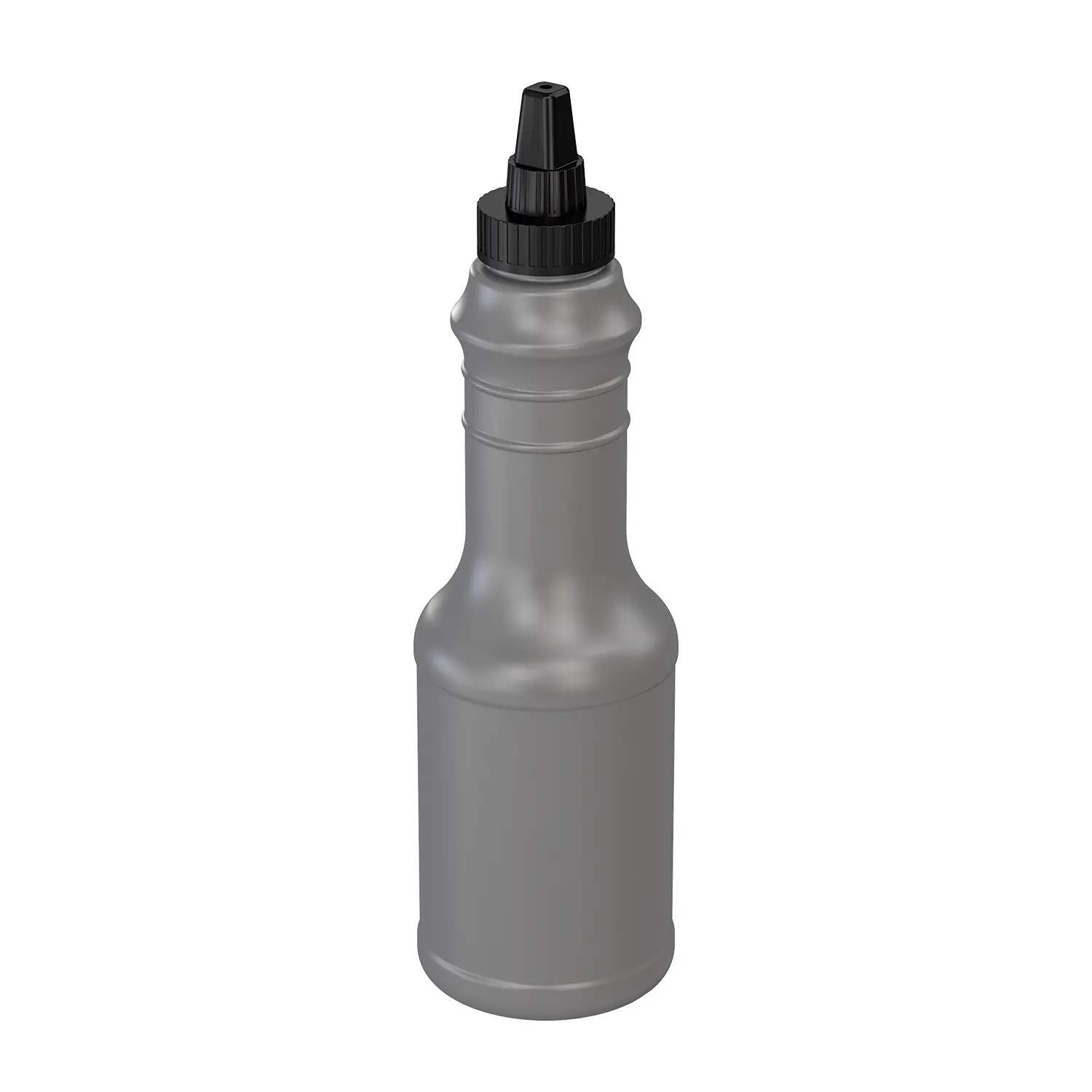 750 cc Turna Sos Kapaklı Gri Polietilen Şişe